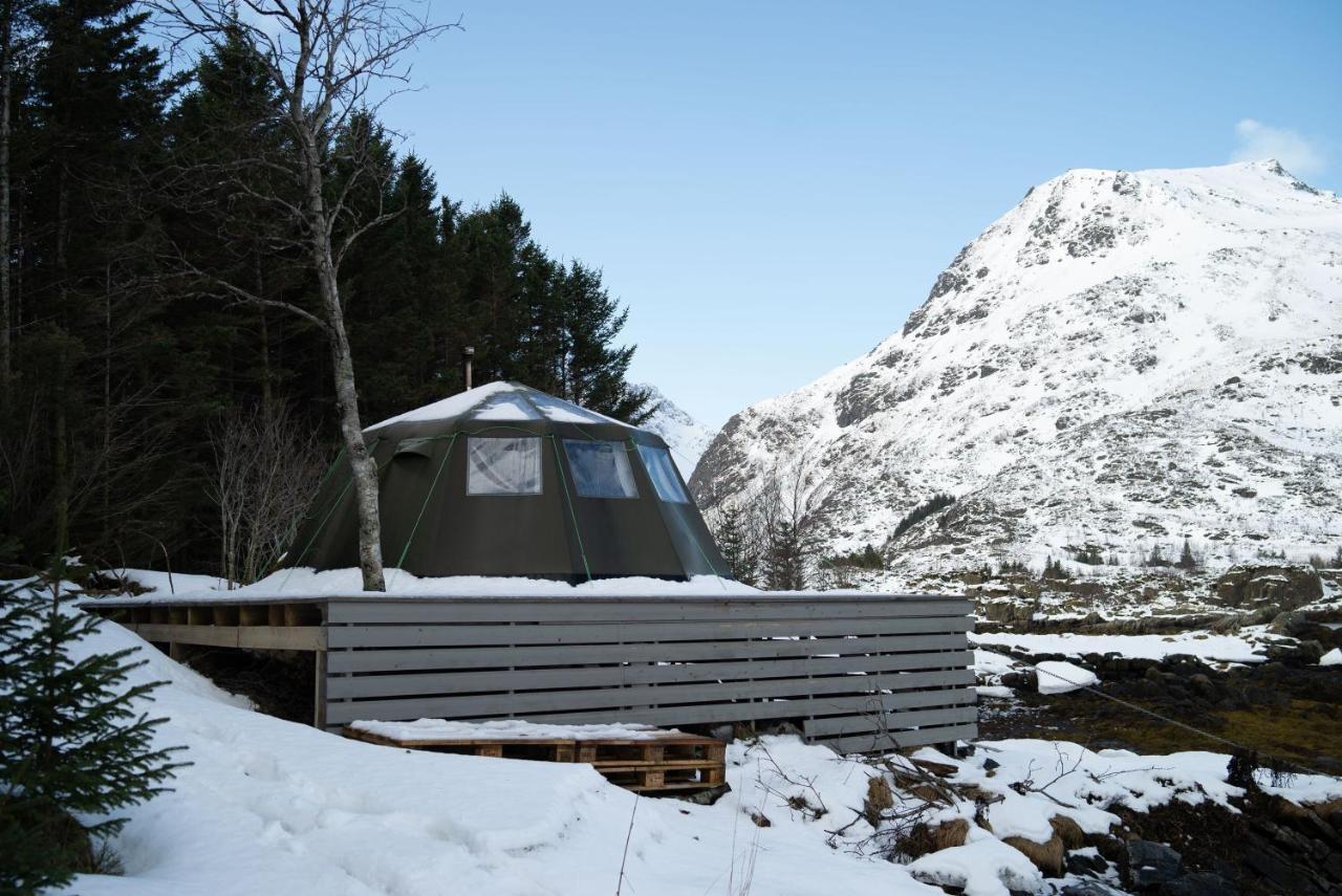 Flo Lofoten Eco Escape Otel Valberg Dış mekan fotoğraf