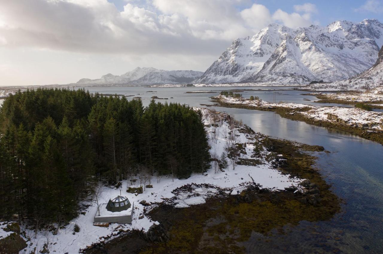 Flo Lofoten Eco Escape Otel Valberg Dış mekan fotoğraf